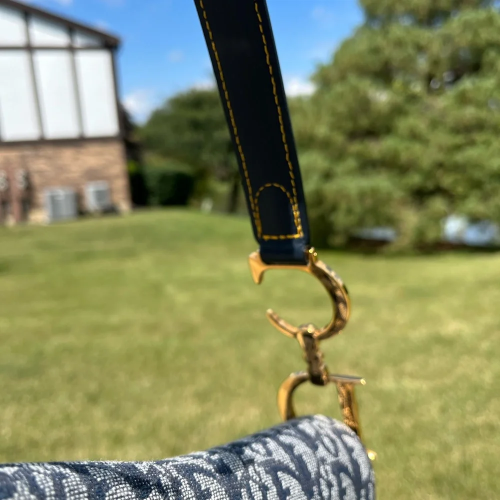 AUTHENTIC CHRISTIAN DIOR SADDLE BAG - Picture 7 of 14